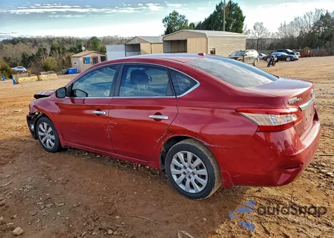2014 Nissan Sentra S z USA, uszkodzony, nr VIN 3N1AB7AP9EY324387